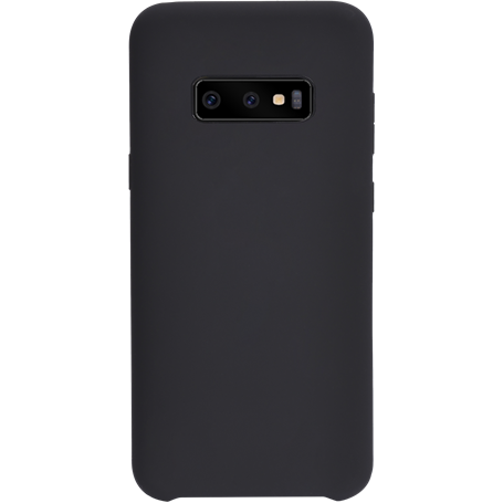 Coque Silicone SoftTouch Noire pour Samsung G S10E Bigben