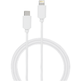 Câble USB C/Lightning 2m Blanc - 3A Bigben