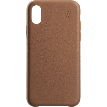 Coque en Cuir Camel pour Apple iPhone XR Beetlecase