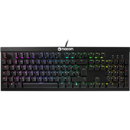 Clavier Gaming touches mécaniques-optiques Noir Nacon