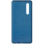 Coque rigide finition soft touch bleue pour Huawei P30