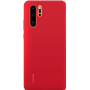 Coque rigide finition soft touch rouge Huawei pour P30 Pro