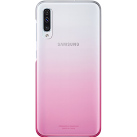 Coque rigide rose et transparente Evolution Samsung pour Galaxy A50 A5