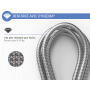 Câble Ultra-renforcé USB C/USB C 1,2m 3A Gris - Garanti à vie Force Po