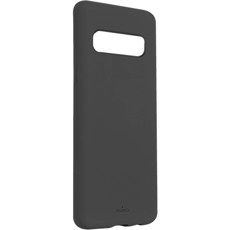 Coque semi-rigide grise Icon Puro pour Samsung Galaxy S10+ G975