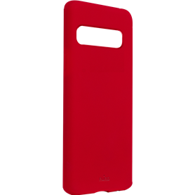 Coque semi-rigide rouge Icon Puro pour Samsung Galaxy S10 G973