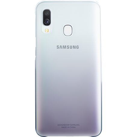 Coque rigide dégradée grise et transparente Evolution Samsung pour Gal