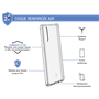 Coque Renforcée Samsung G A70 AIR Transparente - Garantie à vie Force 