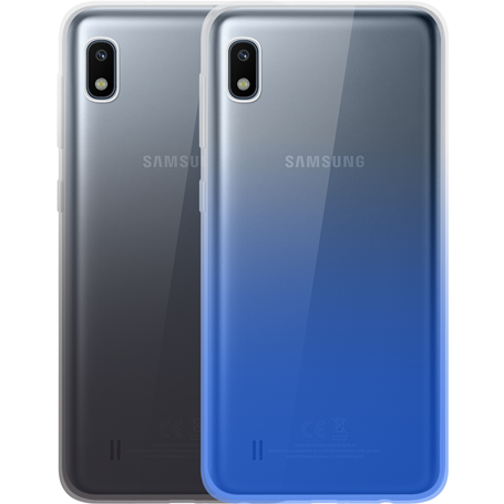 Pack de 2 coques semi-rigides Colorblock pour Samsung Galaxy A10 A105