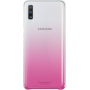 Coque rigide rose et transparente Evolution Samsung pour Galaxy A70 A7