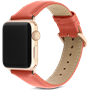 Bracelet en cuir pour Apple Watch Madrid Mode rose
