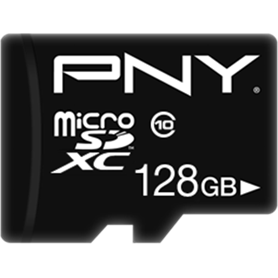 Carte MicroSD Performance Plus 128GB Class 10 50 MB/S PNY