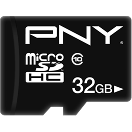 Carte MicroSD Elite 32GB Class 10 50 MB/S PNY