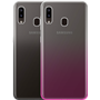 ack de 2 coques semi-rigides Colorblock pour Samsung Galaxy A20e A202