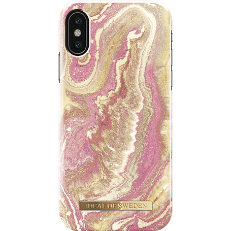 iPhone X/XS Fashion Case Golden Blush Marble Ideal Of Sweden