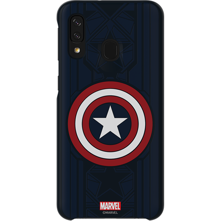 Coque rigide Captain America Galaxy Friends Samsung pour Galaxy A40 A4