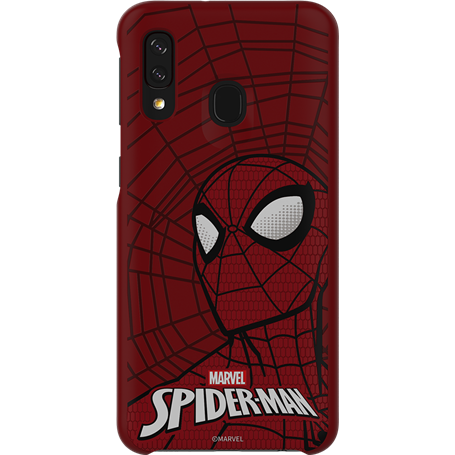 Coque rigide Spider Man Galaxy Friends Samsung pour Galaxy A40 A405