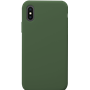 Coque Silicone SoftTouch Verte pour iPhone XS Max Bigben