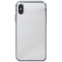 Coque semi-rigide transparente miroir pour iPhone X/XS 