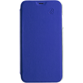 Folio en Cuir Bleu avec dos transparent pour Apple iPhone 11 Pro Beetl