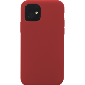 Coque Silicone SoftTouch Rouge pour iPhone 11 Bigben