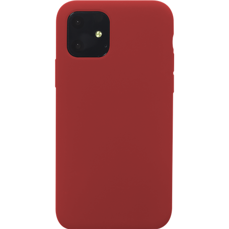 Coque Silicone SoftTouch Rouge pour iPhone 11 Bigben