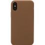 Coque Silicone SoftTouch Cognac pour iPhone X/XS Bigben