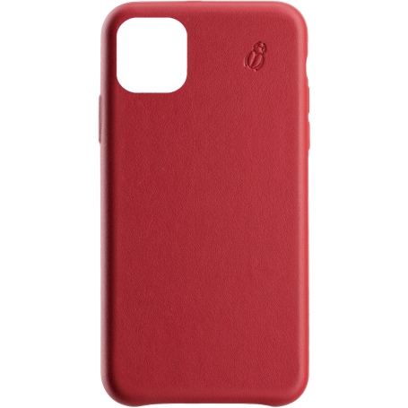 Coque en Cuir pour iPhone 11 Rouge Beetlecase