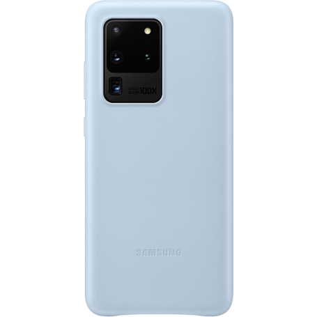 Coque rigide en cuir bleue Samsung pour Galaxy S20 Ultra G988