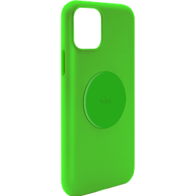 Coque Silicone Icon aimantée Verte Fluo pour iPhone 11 Puro