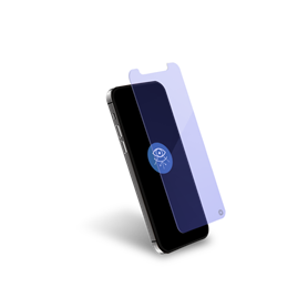 Protège écran iPhone 12 mini Plat Anti Lumière Bleue - Garanti à vie F