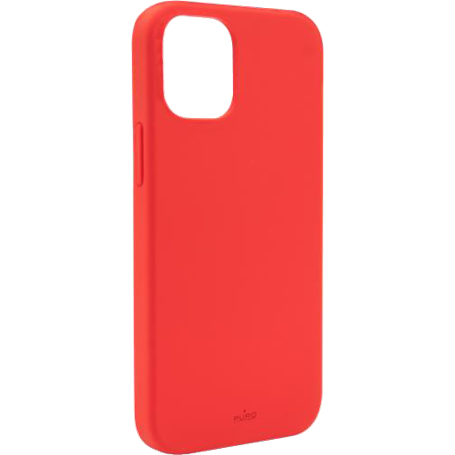 Coque Silicone Icon Rouge pour iPhone 12 mini Puro