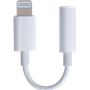 Adaptateur Jack 3.5mm vers Lightning Blanc Bigben