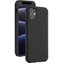 Coque Silicone SoftTouch Noire pour iPhone 12 mini Bigben