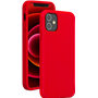 Coque Silicone SoftTouch Rouge pour iPhone 12 mini Bigben