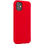 Coque Silicone SoftTouch Rouge pour iPhone 12 / 12 Pro Bigben