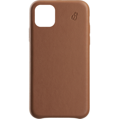 Coque en Cuir pour iPhone 11 Marron Beetlecase