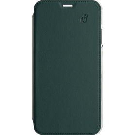 Folio en Cuir Premium dos Crystal Vert pour iPhone 11 Beetlecase