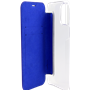 Folio en Cuir Premium dos Crystal Bleu pour iPhone 12 mini Beetlecase