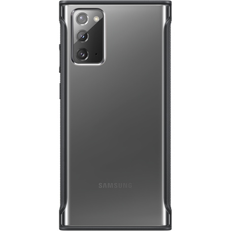 Coque Renforcée Clear Protective Contour Noir pour Samsung G Note 20 S