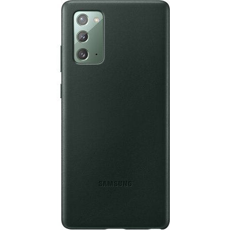 Coque en Cuir pour Samsung G Note 20 Verte Samsung