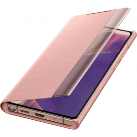 Folio Clear View Cover Or Rose pour Samsung G Note 20 Samsung