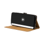 Etui Folio Wallet Xiaomi Redmi Note 9 Noir - Fermeture avec languette 