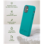 Coque Apple iPhone 12 mini Natura Blue Lagoon - Eco-conçue Just Green