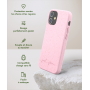 Coque Apple iPhone 12 mini Natura Baby Pink - Eco-conçue Just Green