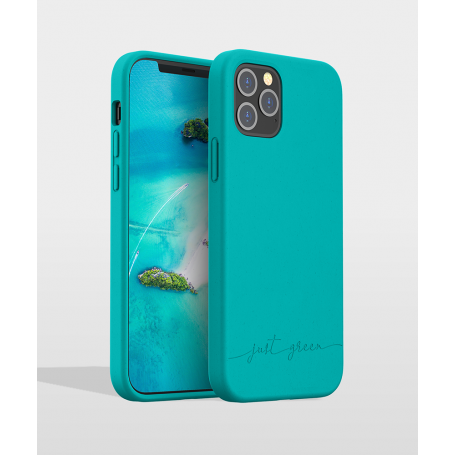 Coque Apple iPhone 12 / 12 Pro Natura Blue Lagoon - Eco-conçue Just Gr