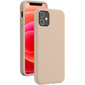 Coque Silicone SoftTouch Blanche pour iPhone 12 mini Bigben