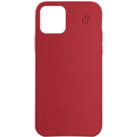 Coque en Cuir pour iPhone 12 / 12 Pro Rouge Beetlecase