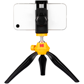 Trépied photo et vidéo Noir et jaune Kodak