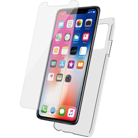 Pack iPhone 11 Accessoires Coque Transparente + Verre trempé Bigben